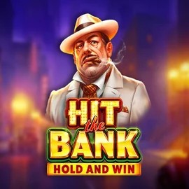 Official Slots logo: Hit The Bank Hold and Win by Playson at SpinoGambino Casino