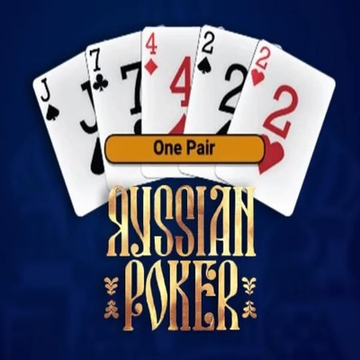 Russian Poker logo by OneTouch Games SpinoGambino Casino