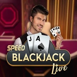 Live Casino logo of Speed Blackjack from Pragmatic Play at SpinoGambino Casino