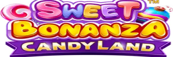 Sweet Bonanza Candy Land Live online game logo by Pragmatic Play on spinogambino-casino.eu.com